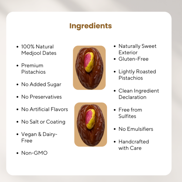 Premium Medjool  Pista Dates 500GM - Image 3
