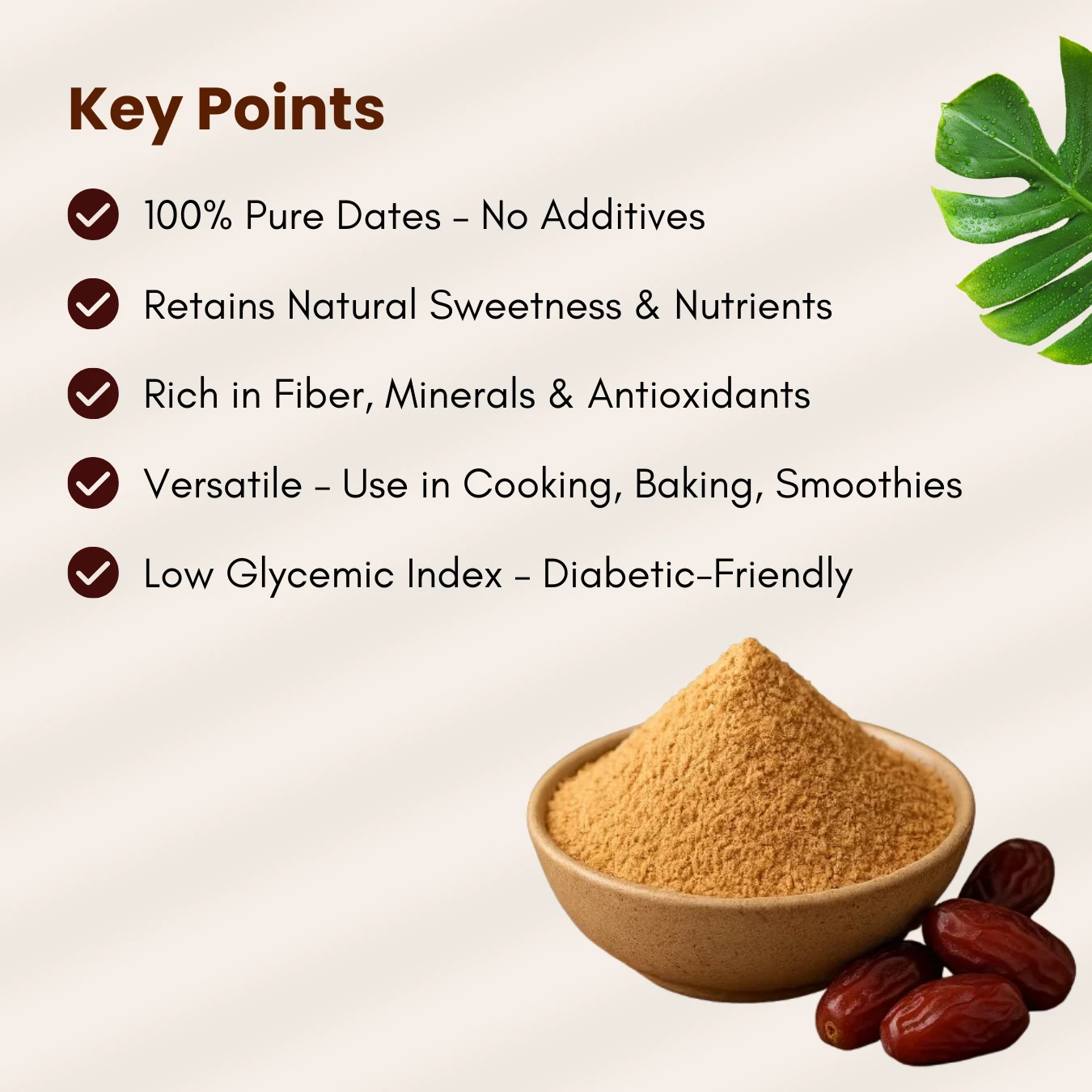Premium Dates Powder 500g - Image 3