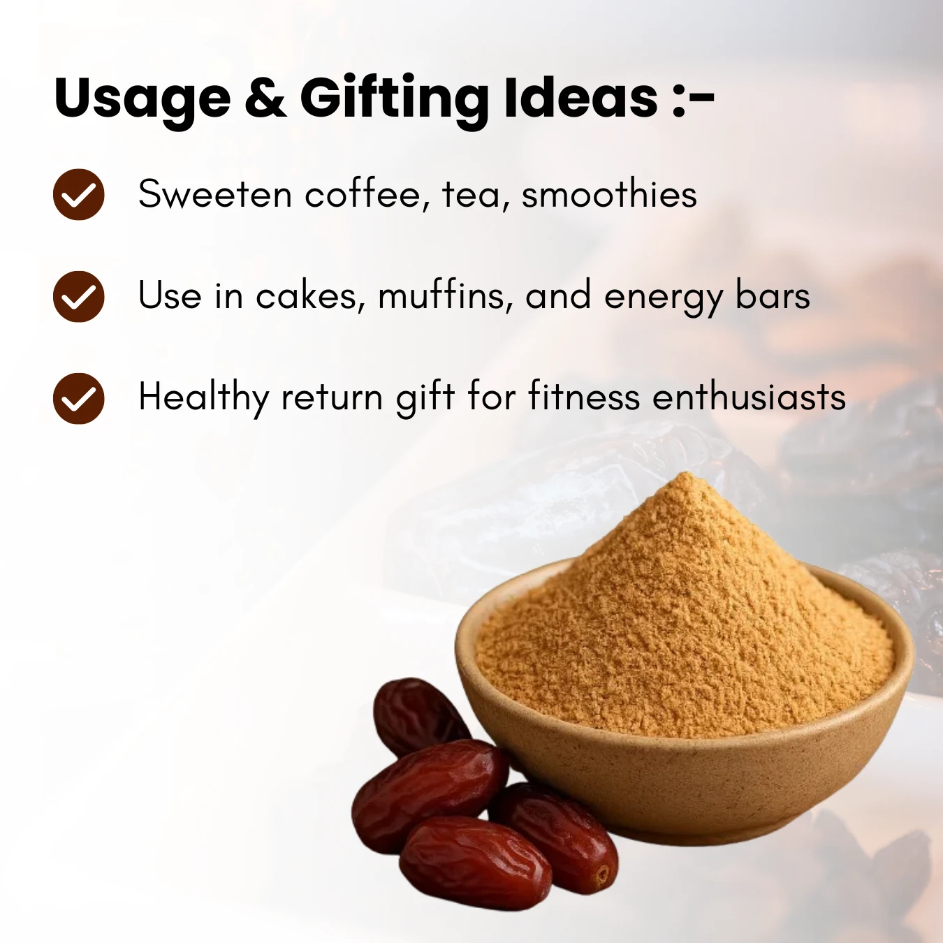 Premium Dates Powder 500g - Image 5