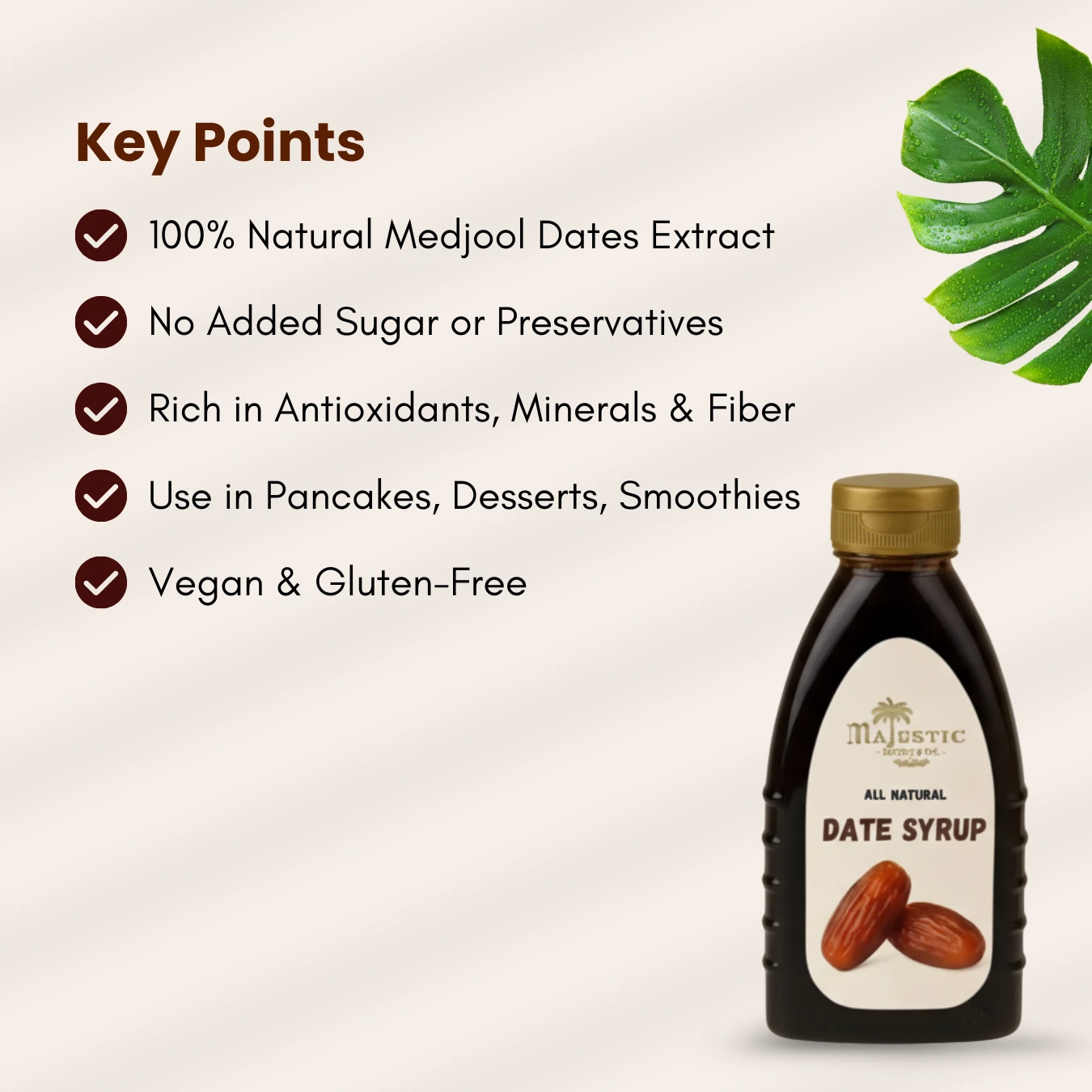 Premium Medjool Dates Syrup 400g - Image 2