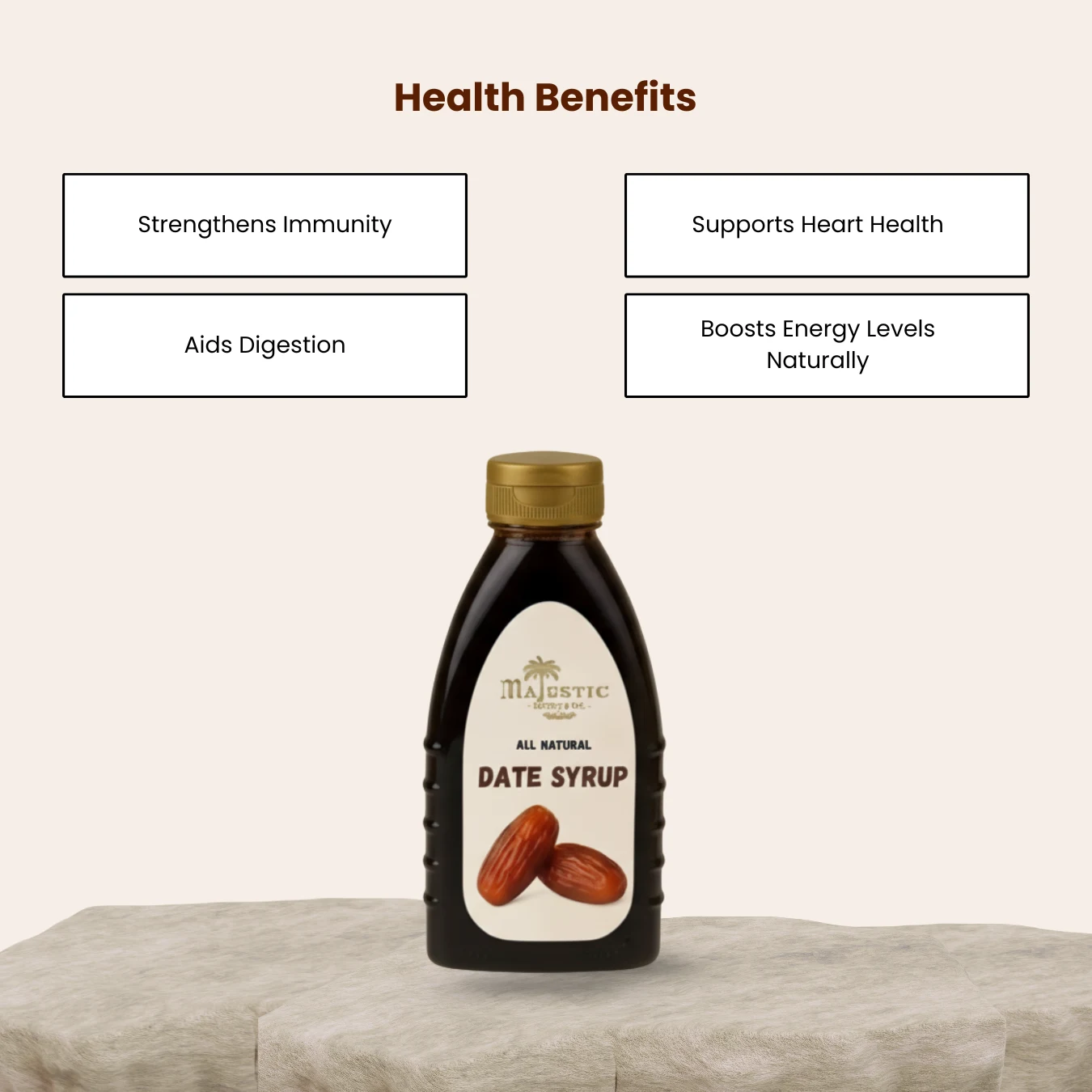 Premium Medjool Dates Syrup 400g - Image 3