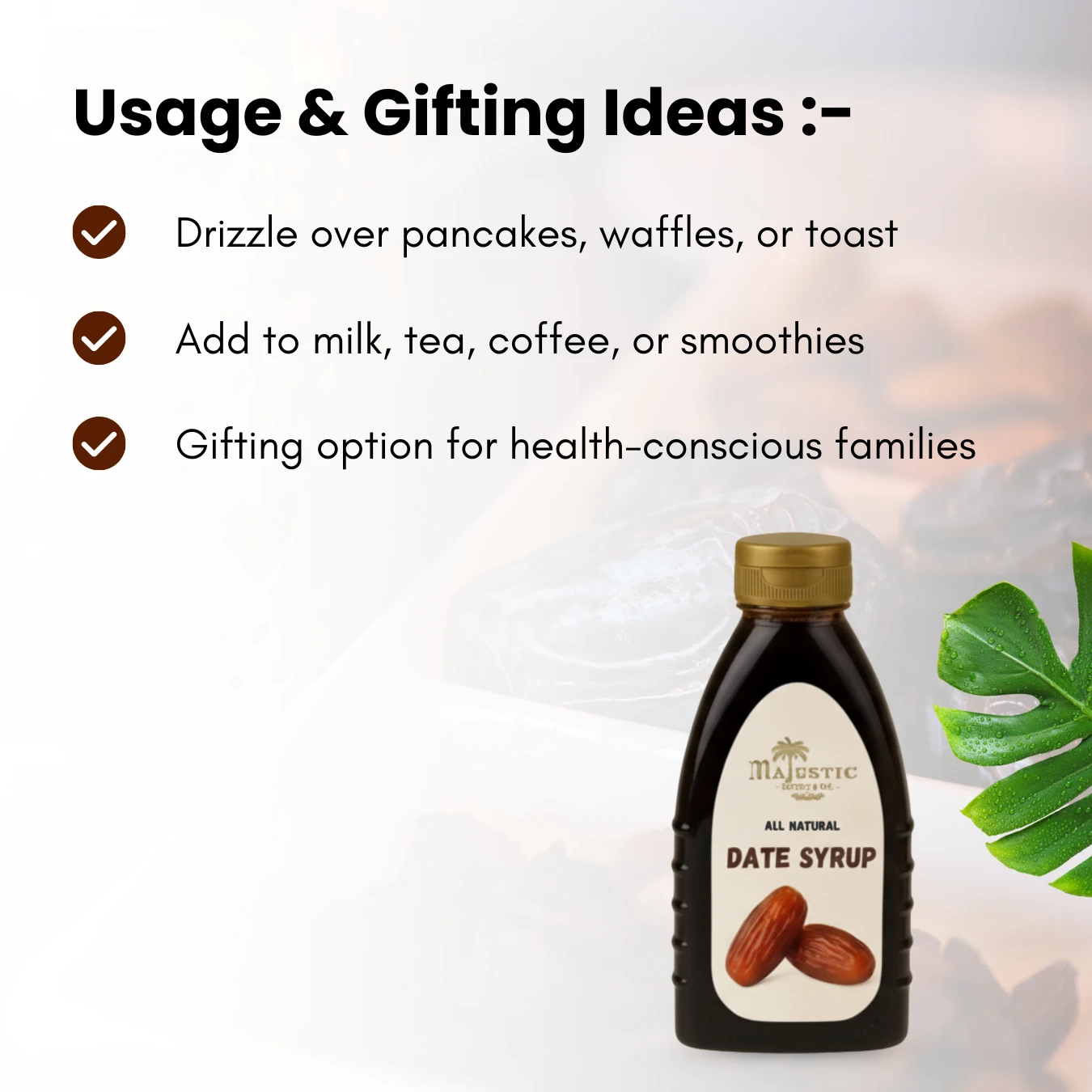 Premium Medjool Dates Syrup 400g - Image 4